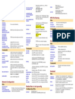 LINUX Administrator's Quick Reference Card: User Management NFS File Sharing