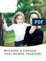 Green Party of Canada - 2015 Platform