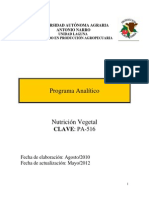 PA-516 Nutricion Vegetal