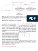 A Review Paper On Technical Data of Present HVDC Links in India