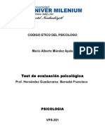 Codigo Etico Del Psicologo Ensayo