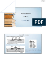 Vlsi Design UNIT-1: Lecture-2