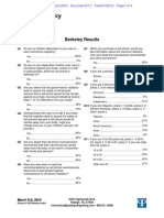 Berkeley Results: March 6-8, 2015 March 6-8, 2015