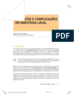 Acidentes e Complicações em Anestesia Local