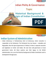 1 (C) Historical Background & Origin of Indian Constitution