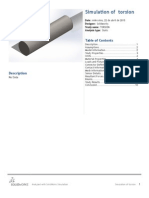 Simulation of Torsion: No Data