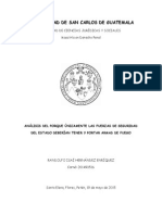 Análisis Del Porqué Únicamente Las Fuerzas de Seguridad Del Estado Deberían Tener y Portar Armas de Fuego