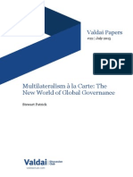 Multilateralism A La Carte: The New World of Global Governance