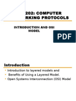 TN 202: Computer Networking Protocols: Introduction and Osi Model