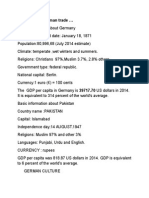 Pakistan and German Trade