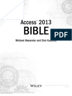 Access 2013 Bible PDF