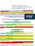 Constitucion Politica de La República Subrayada