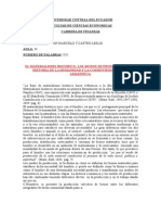 Ensayo de Materialismo Historico y La Cosmovision Andina