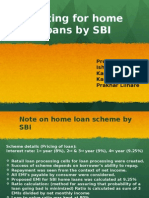 Pricing For Home Loans by SBI: Presented By: Isha Karan Wadhwa Kartik Jain Prakhar Lilhare