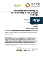 022 Use of Motivational Interviewing by Non-Clinicians in Non-Clinical Settings 2012