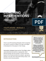 Coaching Interventions Methods by The English FA