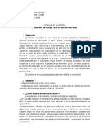 Informe de Lectura (Subsidio para Letras)