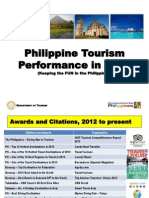 Philippine Tourism Performance in 2012: (Keeping The FUN in The Philippines)