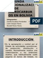 Segunda Nacionalización de Hidrocarburos en Bolivia