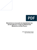 Desafios Da Avaliação de Desempenho No Setor Público o Caso Da Prefeitura Municipal de São Paulo3