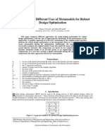 Comparison of Different Uses of Metamodels For Robust Design Optimization