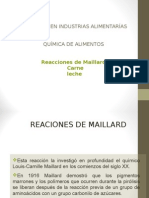 Reaccciones de Maillard