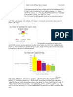 Math 1040 Skittles Term Project Eportfolio