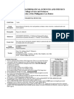 Physics 83 Syllabus SY 12-13 First Sem v2