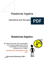 Relational Algebra