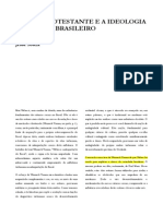 A Ética Protestante e A Ideologia Do Atraso Brasileiro PDF