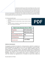 PEST Analysis of Egypt