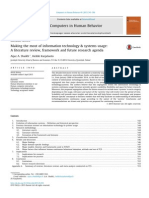 Making The Most of Information Technology & Systems Usage A Literature Review, Framework and Future Research Agenda 2015 Computers in Human Behavior