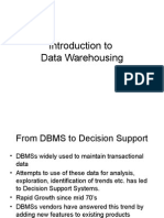 Introduction To Data Warehousing