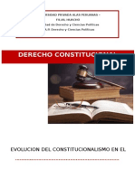 Evolucion Del Constitucionalismo en El Peru