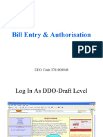 Bill Entry Process