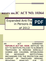 Anti-Trafficking in Persons Act Powerpoint Presentation