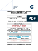 Semester: 8 TAHUN: 2015 Teacher and Current Challenges Disediakan Oleh