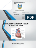 Fisiología Cardíaca Según Etapas de Vida