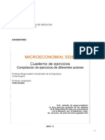 Microeconomía - Cuaderno de Ejercicios Producción Costos, Competencia Perfecta y Monopolio 2015-II