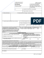 U.S. Customs Form: CBP Form 7514 - Drawback Notice (Lading/FTZ Transfer)