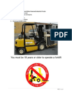 ForkLift Safety - Standard Operational Procedures