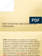 PEEP (Positive-End Expiratory Pressure)