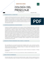 Guía Asignatura Psicología Del Aprendizaje Uned