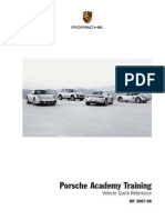 Porsche Academy Training - Vehicle Quick Reference MY2007-08