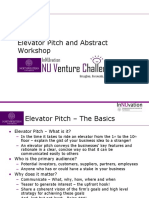 Elevator Pitch Workshop