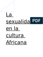 Sexualidad Africana