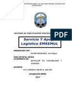 Modelo Informe Practicas Pre Profesionales