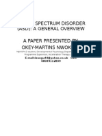 Austism Spectrum Disorder