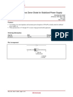 HZ Series: Silicon Epitaxial Planar Zener Diode For Stabilized Power Supply