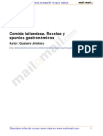 Comida Tailandesa Recetas Apuntes Gastronomicos PDF